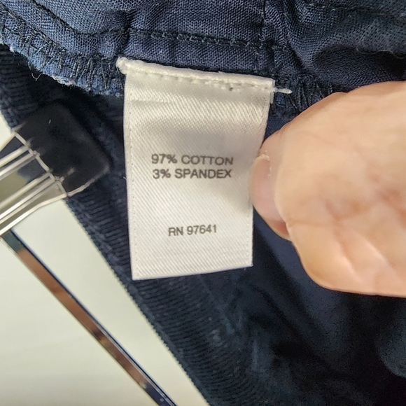J Jill Straight Leg Dark Blue Corduroy Pants Size 8 - Picture 6 of 6